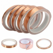 구리 테이프 접착 전도성 호일 실드 정전기 방지 단면 수리 제거, 20mm, 10m