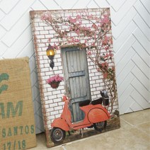 LED 오토바이 그림 액자 신기한 독특한 예쁜액자 액자쇼핑몰 원목액자