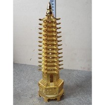주석합금 13층 문창탑 높이25cm 무게460g 단초마을