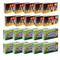 [쩝쩝스낵] abc초코쿠키10개+씨리얼10개, 1세트, 920g