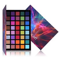 UCANBE 하이컬러 아이섀도 팔레트 무대용 글리터 메이크업 워터프루프 40컬러, 1개, 상세설명참조