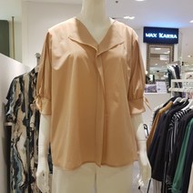 막스카라 소매 리본 칠부블라우스(M12QWB360)