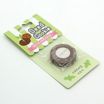 씨드쿠키 6종 패랭이꽃 과꽃 민들레 레몬밤 스위트바질 방울토마토 1개