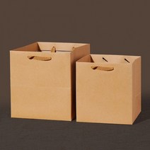 크라프트 무지 종이 가방 쇼핑백 30x30x30cm DD-10318, 상세페이지 참조
