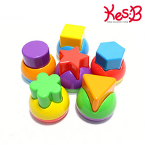 캐스B 튼튼 모양짝맞추기쌓기블록(1616)