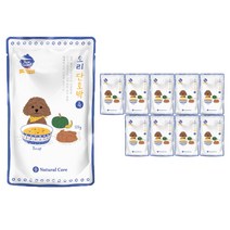 네츄럴코어 오리 단호박죽 120g 10개 강아지수프 애견간식