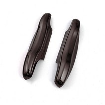2PCS 스마트 키 셸 포르쉐 새 카이엔 Panamera 911 992 점식 자동차 키 케이스 자동차 액세서리 보호 케이스, 미러 블랙