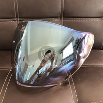 모터사이클 바이크 오토바이 헬멧 렌즈 바이저 바이크 오토바이 하프 헬멧 쉴드 안경 AGV K5 JET, [08] Aurora Blue