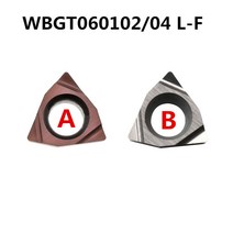 소형 밀링 트리머 10PCS WBGT060102 L-F / 카바이드 인서트 작은 공구 선반 홀더 보링 바 cnc 기계 부품, 01 WBGT060102 L-F_01 A