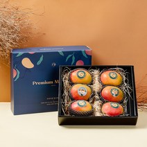 더로얄 망고 선물세트] 페루 애플망고 프리미엄 선물세트 6과 9과, 애플 망고 선물세트 6과 2kg