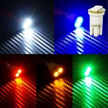 12V 24V 차량용 T10타입 5050 3칩 2발 LED전구, 선택_12V_그린LED