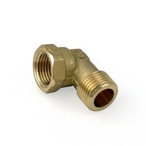 신주 서비스엘보 15A 수도 부속 배관자재 설비 황동