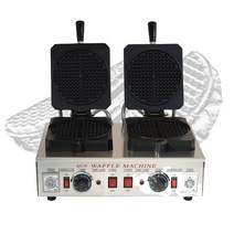 태양산업 SUN 업소용 와플기계 얇은 길거리 아메리칸 와플, 사각2구 와플기계