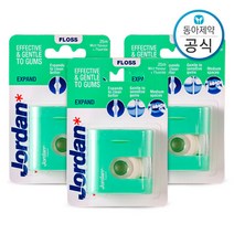 조르단 치실 익스팬드 넓은 치아용 25M 3개