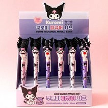 2000 산리오 쿠로미 캐릭터 피규어 샤프 0.5mm - 6개