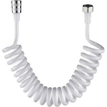 Telescopic Shower Hose Spiral Spring Toilet Bidet Sprayer Telephone Line Plumbing Bathroom Accessori, [03] 3m, [02] white
