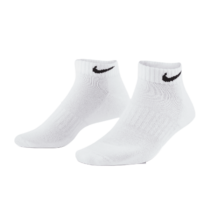 나이키 에브리데이 쿠션 크루 양말 3팩, 화이트, 단목, 남성FREE