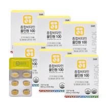 알팩 종합비타민 올인원 100 멀티비타민 미네랄, 6박스(800mg x 360정)