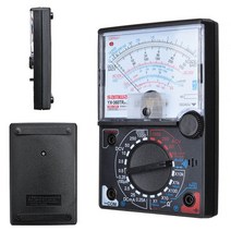 ac dc 전압 전류 테스터 handheld digital multimeter with test pen analog multimeter voltmeter amperemeter, 1개