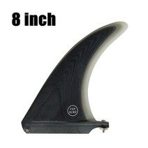 웨이크보드 서핑보드 핀 데크용 밸런스보드 부품 용품 수상 해양 스포츠 여름스포츠 초보용 78911 서핑 서핑 보드 핀 센터 싱글 박스 핀 롱 보드 10.25 인치 길이 sup, 블랙 8인치