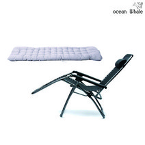 오션웨일 리클라이너 함마톤 B형 침대의자 + 전용 쿠션 세트 접이식 의자침대, 블랙, 퍼플
