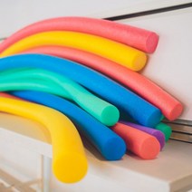 백업 빽업 스폰지막대 5cm x 1M 단색 세트 10개입, 노랑-10개입