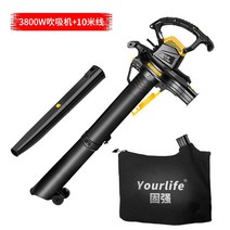 3000W/3800W 송풍기 무선 충전식 먼지 블로워 낙엽치우는기계 집진, 3800W 파워드라이버 10m 라인