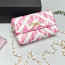 도두리 DIY 손뜨개 코바늘 뜨개질 망뜨개 망스티치 가방 만들기 키트 패키지 뜨기-캐럿, 캐럿 버블핑크, 1개
