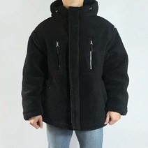 남자 헤비 양털 보아털 후리스 집업 3color