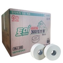 탑월드/ 토미 점보롤 천연펄프 300M 2겹 16롤 1박스 휴지, 1개
