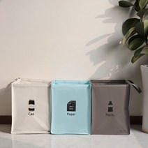 코스트코 가정용 대용량 캐릭터 재활용분리수거함 원룸 자취방 사무실 분리 쓰레기통 3단 4단, 라이프대용량 3P