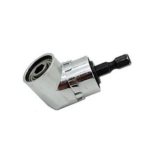 0.6cm1/4인치 육각 섕크 105도 직각 드라이버 스크루 소켓 홀더 어댑터 드릴 비트 부착