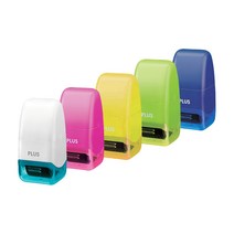 PLUS 케시퐁 미니 롤러 IS-520CM-KR 정보보호 스탬프, 블루