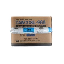 [다우실란트] 988 비오염성 소세지실리콘, 흑색, 1개