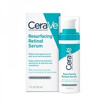 여드름 자국 및 피부 결을 위한 CeraVe 레티놀 세럼 | 포어 리파이닝 리서페이싱 나이아신아마이드 함유 브라이트닝 페이셜 무향료 무파라벤 논코메도제닉| 1 온스, 1 Fl Oz (1 팩)