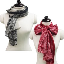 [RA㏓] MS08 스펠 스카프 패션 여자 목도리 롱스카프 예쁜 프린트 여성 다용도 선물용 ▷_§Ea