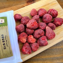 1+1 동결건조 딸기칩 건조딸기 말린 과일칩, 2개, 70g