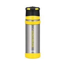 THERMOS (써모스) 산전용 스테인레스 보틀 500ml FFX-501 (샌드베이지(SDBE)), 01.클리어스테인리스(CS)