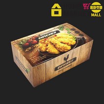 일회용치킨용기/음식포장용기/치킨배달용기/마닐라지 치킨박스(소)