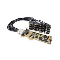 StarTech.com PCI Express 직렬 카드 DB9 RS232 포트 16개 로우 풀 프로파일 멀티포트 어댑터 PCIe PEX16S550LP