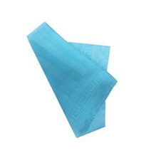 정사각 패턴 린넨 테이블 냅킨 타올, 초록