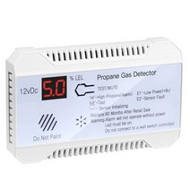 일산화탄소누출 메탄누출 냉매누출 가스누출 누수경보 프로판 감지기 12v lpg 천연 가스 센서 누출 경보 85db 사이렌 for car rv home digital tester, 하얀