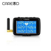 타이어 공기압 센서 대형 트럭 압력 TPMS LCD 감지기 측정기 경보 모니터링 스크린, A