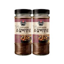 [쇼반] 식당용 업소용 식재료 소갈비양념(백설 840g), 2개, 840g