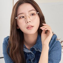 블루래빗 남녀공용 블루라이트차단 트랜디한 크라운판토 뿔테안경