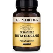 베타글루칸 면역력 영양제 Dr. Mercola 발효 베타 글루칸 건강 보조 식품 30회분60캡슐 면역 지원* 비 GMO 콩 프리 글루텐