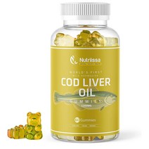 Nutriissa Cod Liver Oil 코드 리버 오일 구미 1200mg 60정
