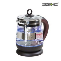 키친아트 라팔 글라스 티포트 1.5 버건디/스텐레스 차망 열탕기, 상세페이지 참조