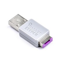 [스마트키퍼] 포트 잠금장치 USB 메모리락 스마트키퍼 OM03PL [32GB/퍼플]