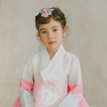 채니봉봉 수묵화 한복 머리띠 유아헤어밴드